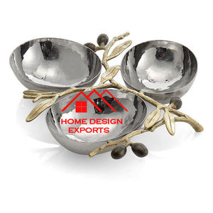 Leaf Shape Decorative <b>Platter</b> for Wedding & Party Decorative Servings Trending Antique Finished Decorative - Product Image 6