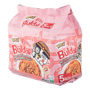 Vente en gros SAMYANG Coréen Rose Sauce Ramen 140g Épicé Poulet Saveur Nouilles Meilleure Qualité Alimentaire Instantanée du Fournisseur d'Usine - Product Image 5