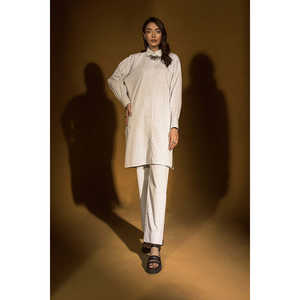 Conjunto de 2 Piezas Teñido en Hilo KST-43110, Conjunto de Shorts por Encima de la Rodilla, Talla XXS, Conjunto a Juego, Atuendos Elegantes para Diversas Ocasiones - Product Image 6