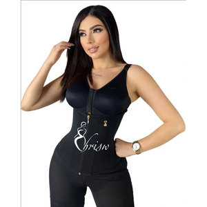<span class=keywords><strong>Fajas</strong></span> Colombianas sin costuras con estilo, cinturón Delgado moldeador posquirúrgico para mujer, <span class=keywords><strong>fajas</strong></span> colombianas con cremallera frontal y correas para los hombros - Product Image 6