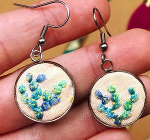 ต่างหูปักมือ ต่างหูประดับลูกปัดหลากหลายแบบ ต่างหูสำหรับผู้หญิง เครื่องประดับงานเทศกาล ราคาดีที่สุด ต่างหูลูกปัด - Product Image 3