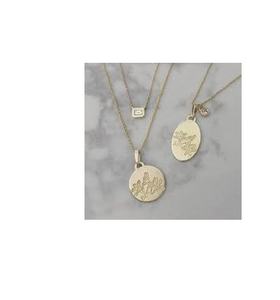 Collier Pendentif en laiton personnalisé de bonne qualité Collier pendentif en laiton naturel de mode féminine dernier produit - Product Image 6