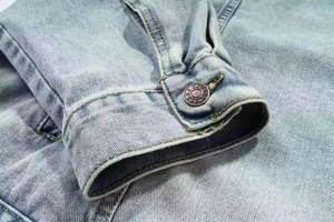 Sudadera con Capucha Personalizada con Logotipo, Estilo Urbano, Sin Cordones, 100% Algodón, Lavado Ácido, Gruesa, Diseño Oversize, Denim, para Hombre, Invierno - Product Image 6