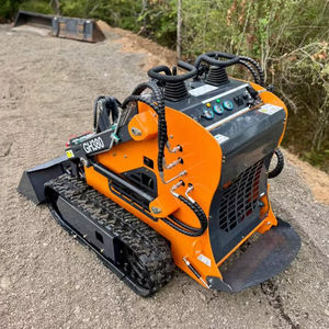 Livraison gratuite bon marché Mini Skid Steer moteur CE EURO5 EPA Skidsteer roue diesel sur chenilles Mini chargeuse sur chenilles pour tout terrain - Product Image 1