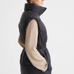 Gilet bouffant coupe-vent de meilleure qualité en gros 100% veste rembourrée chaude d'hiver en nylon - Product Image 4