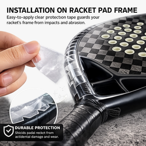 Protector de Raqueta y Cinta Adhesiva para Pádel P&P, Premium, Duradero, Portátil, Impermeable, Antiarañazos - Product Image 2
