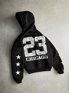 Womens <b>oversized</b> fleece <b>hoodie</b> soft cotton blend pullover sweatshirt warm cozy winter wear for gym street or casual fashion - Product Image 2