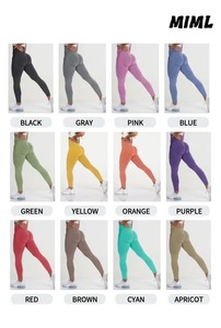 2025 Spandex Nylon taille élastique Gym Legging élégant respirant nouveau Yoga Leggings décontracté Premium Leggings pour les femmes - Product Image 6