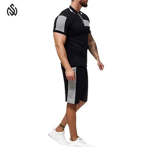 Nouveau dans les hommes Twin Set 100% coton court survêtement Polo et ensembles courts/coton Twin Set hommes fabriqué au Pakistan - Product Image 3