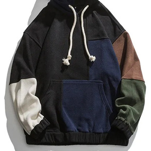 Sudaderas con capucha bloqueadas de algodón 100% para invierno Tallas grandes Puff & Screen & Digital Printed Logotipo personalizable - Product Image 5