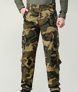 Pantalones Cargo Tácticos Personalizados OEM para Senderismo al Aire Libre, Estilo Softshell, Corte Recto, Holgados, Anchos, Impermeables, Resistentes al Viento y Ligeros - Product Image 4