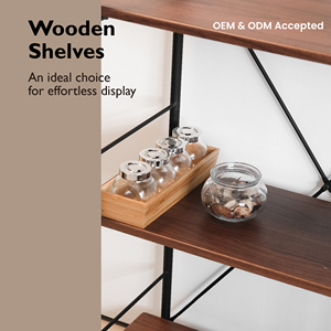 Estante de almacenamiento móvil moderno de 3 niveles con ruedas duraderas Soportes y estantes de almacenamiento Premium - Product Image 3