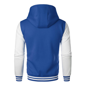 <b>Top</b> Selling XL Winter Varsity Jacket High Quality <b>Woolen</b> Button Casual Light Long Body Leather Sleeves Custom Chenile Flat - Product Image 3