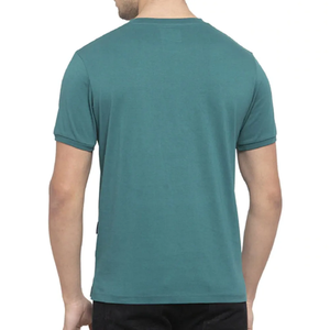 T-shirts en coton et polyester 200 g/m² à prix avantageux, vente en gros, impression de logo personnalisée, t-shirts à col rond pour hommes, simples - Product Image 3