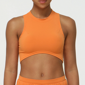 Sujetador deportivo de entrenamiento de gimnasio sin costuras de alta calidad, ropa de Yoga corta de secado rápido, soporte completo de talla grande, Sujetador deportivo de Yoga transpirable - Product Image 3