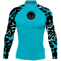 Maillot de bain anti-UV UPF50 à séchage rapide pour homme avec logo personnalisé, impression par transfert thermique, vente promotionnelle, adapté à la natation, au MMA, au Jiu-Jitsu, à la pêche et au CrossFit