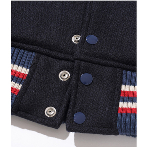 2025 chaqueta Varsity Unisex mangas de cuero personalizadas al por mayor de los hombres Chenille bordado béisbol Letterman 4XL bolsillo - Product Image 3