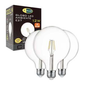 E27 12W G125 LED Filament <b>Bulb</b> Energy Efficient Lighting Solution - Product Image 4