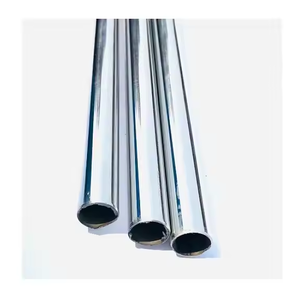 Tube en acier inoxydable poli miroir soudé de 22 mm de diamètre, finition usine, qualité 202/304/316, tolérance de 1 %, cadre d'essuie-glace, par Crest Industries - Product Image 2
