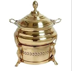 จานอาหารโลหะแบบแฮนด์เมดจานเสิร์ฟอาหารสไตล์อินเดียงานแฟนซีงานตกแต่งงานแต่งงานงานแฟนซี - Product Image 5