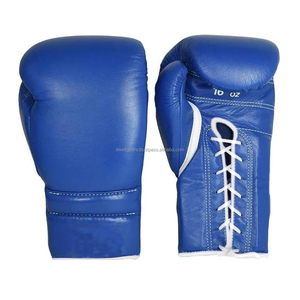Guantes de Boxeo de Cuero con Logotipo Personalizado, Resistentes al Viento, Transpirables, con Correa de Muñeca Ajustable para Uso Profesional - Product Image 3