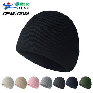 Disponible dans toutes les couleurs, bonnets d'hiver unisexes personnalisés en tricot, 100% acrylique/laine, bonnets faits sur mesure - Product Image 6