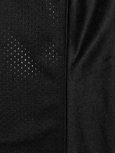 Black V-Neck Mesh Football Jersey Short Sleeve Lightweight Polyester Sport T-<b>Shirt</b> 90s Hip Hop Sports - Product Image 6