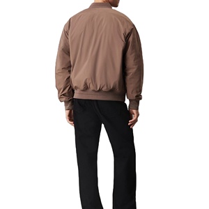 Blouson bomber streetwear d'hiver de haute qualité pour hommes, logo frontal personnalisable, coupe-vent, approvisionnement OEM/ODM, vestes pour hommes - Product Image 6