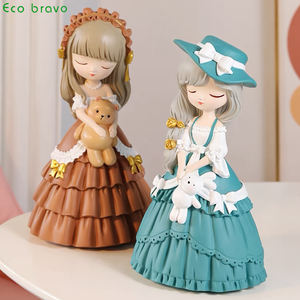 Décoration de maison <span class=keywords><strong>Miss</strong></span> <span class=keywords><strong>Betty</strong></span> Sculpture Résine Artisanat Table De Luxe Belle Fille Décorations Pour La Maison Filles Chambre Décor Ornement Cadeaux - Product Image 3