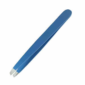 Pinzas para cejas con punta inclinada de acero inoxidable, herramienta para depilación, pinzas para cejas - Product Image 1