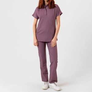 Personalizable Super Suave Transpirable y Lavable Manga Corta Hospital Scrubs Venta de Fábrica Uniformes de Enfermera para los Médicos - Product Image 1