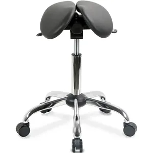 Tabouret médical ergonomique moderne en plastique avec siège en selle pour l'école et l'appartement - Product Image 5