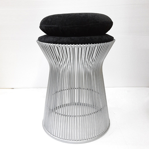 Material de espuma y tela de acero inoxidable, taburete otomano chapado en oro, accesorios para muebles, taburete otomano de forma cuadrada - Product Image 3