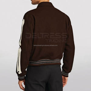 Chaquetas de lona de invierno personalizadas de alta calidad para hombre con cuello levantado y mangas largas - Product Image 4