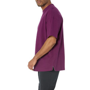 Camiseta Oversize Clásica de Algodón 100% para Hombre, Manga Corta, Hombro Caído, Diseño Estampado, Ajuste Holgado, Venta al por Mayor 2026 - Product Image 3