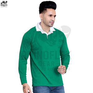 Nouveauté Ensemble complet de haute qualité Respirant 100% polyester Vente en gros Ensemble de maillot de rugby pour hommes Version joueur Maillot d'entraînement - Product Image 3