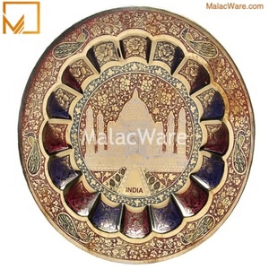 Hấp Dẫn Con Công Nhảy Múa Brass Tường Treo Bức Tượng Giá Rẻ Ấn Độ Thủ Công Thủ Công Kim Loại Bắt Mắt Trang Trí Tường - Product Image 3