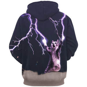 Sweat-shirts à capuche en tissu éponge brodé sur mesure, sublimation, vêtements décontractés, écologiques, unisexes, mode d'hiver - Product Image 4