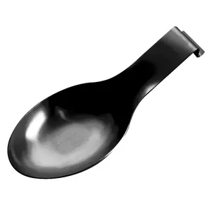 Reposapiés y tenedor de cuchara de Metal negro para el hogar, cocina, restaurante, regalo de boda, adorno, cuchara, Clip decorativo en forma de olla - Product Image 1