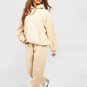 Promotion en gros dernière conception de vêtements pour femmes survêtement personnalisé survêtement pour femmes 2 pièces cargo à jambes larges - Product Image 3