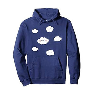 Basics 100% coton hiver uni teint décontracté imprimé pull à manches longues cordon sweat à capuche - Product Image 6