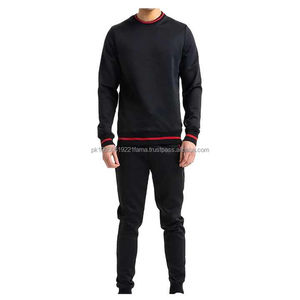 Ensemble survêtement superposé par sublimation survêtements hommes respirant 100% coton biologique Streetwear Jogging costumes de haute qualité en gros - Product Image 1