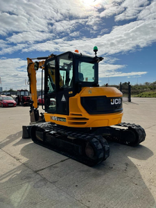 รถขุดขนาดเล็ก JCB 85Z-1 ECO น้ำหนัก 8.57 ตัน พร้อมบุ้งกี๋ 3 ใบ แบบ Zero Tail Swing ระบบไฮดรอลิก ห้องโดยสารติดแอร์ ขาย - Product Image 4