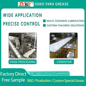 Lubricante Industrial SVKV de Grado Alimenticio para Equipos de Clasificación y Transporte, Grasa NSF H1 - Product Image 3