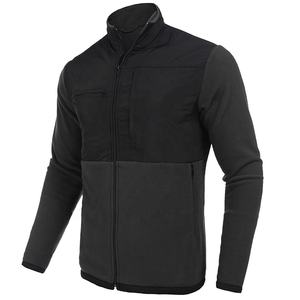 Sudadera con capucha personalizada y cremallera poliéster hombres moda traje conjunto al por mayor Zip Up Jogging gimnasio Sudadera con capucha - Product Image 3