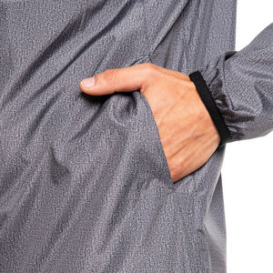 Veste coupe-vent en toile unie de couleur personnalisée pour hommes, avec logo à l'avant, respirante, nouveau style de design de rue d'hiver, vente directe d'usine - Product Image 6