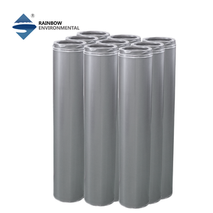 Tuyau de cheminée à double paroi certifié CE de 200 mm x 1000 mm avec système de verrouillage par torsion et bande de fixation - Product Image 1