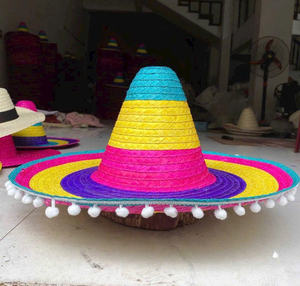 Authentic Mexican <b>Sombrero</b> Hat Summer Festival Party Accessory - Product Image 6