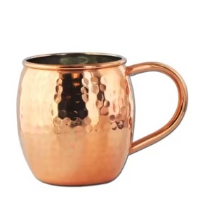 Tasses à mule de Moscou à mur unique logo personnalisé, articles de bar en métal en gros pour événements, cadeaux et marques tasses au design très exigeant - Product Image 4