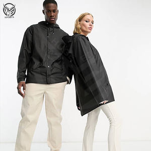 Chubasquero impermeable grueso Unisex para invierno Camping bordado decorado Stand Collar chaqueta de lluvia 2025 Producto - Product Image 6